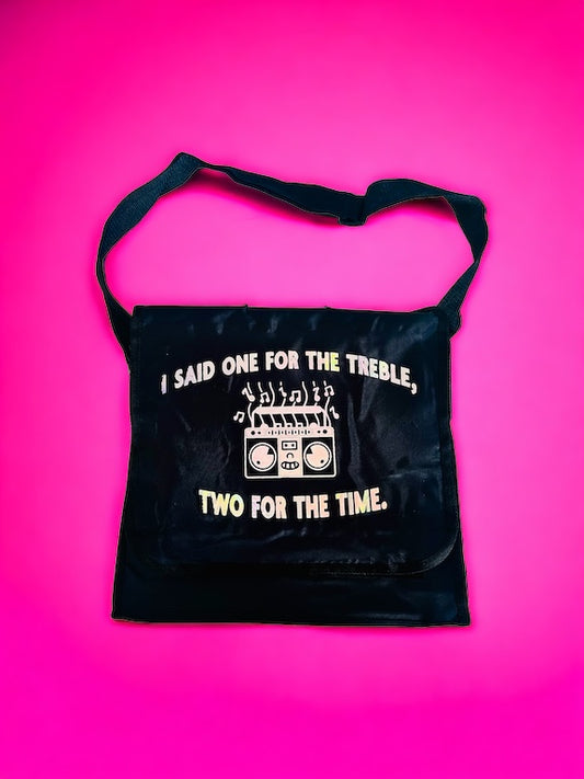 'I said one for the treble' record bag