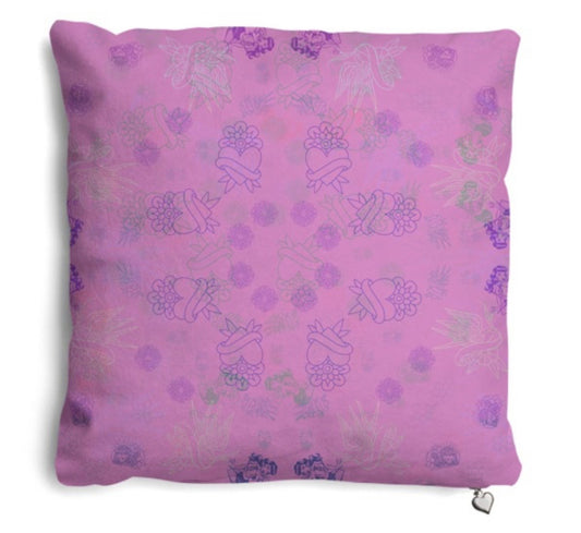 Throw Cushion - 'Pinky Pin-Up'