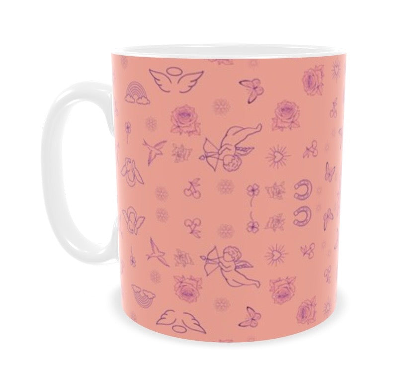 Builders Mug - Peach Tattoo