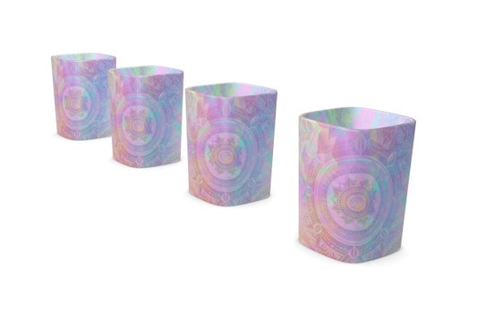 Vodka Glasses - 'Dreamy Mandala'