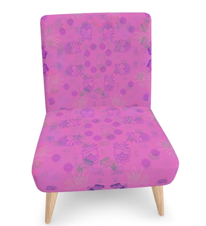Occasional Chair - 'Pinky Pin-Up'