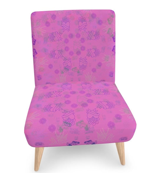 Occasional Chair - 'Pinky Pin-Up'