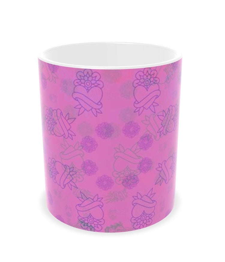 Builders Mug - 'Pinky Pin-Up'