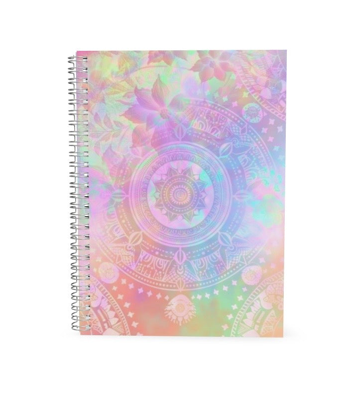 Spiral A5 Notebook - Dreamy Mandala