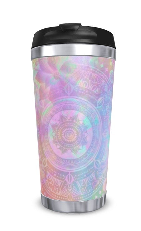 Travel Mug - 'Dreamy Mandala'