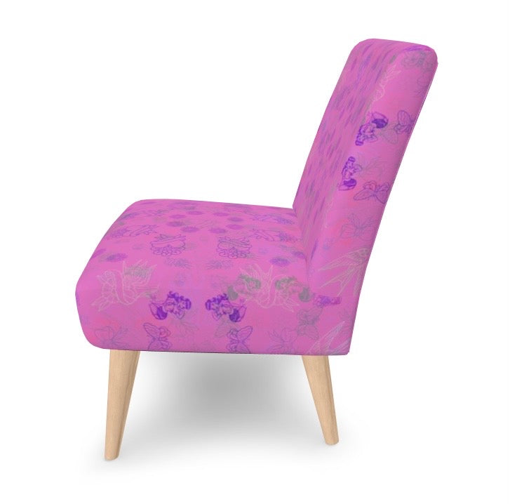 Occasional Chair - 'Pinky Pin-Up'