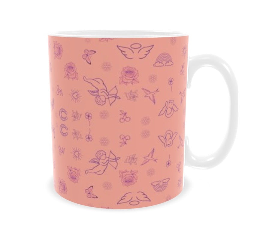 Builders Mug - Peach Tattoo